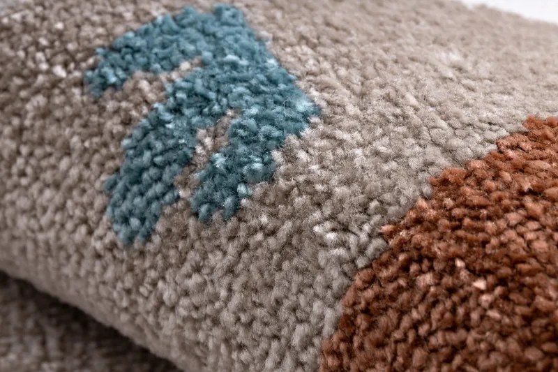 Detský kusový koberec Fun Kittens Cats beige, 120x170, viacfarebná, detská izba, Dywany Łuszczów