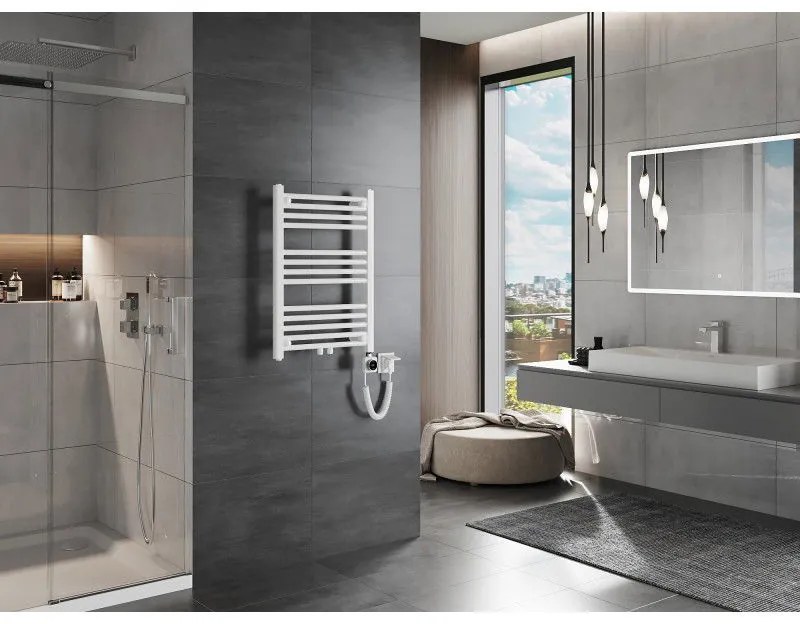 Mexen Mars, elektrické vykurovacie teleso 700 x 500 mm, 300 W, biela, W110-0700-500-6300-20