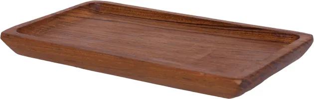 Podnos z teakového dreva 12 x 20 cm