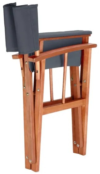 Skladacie kreslo Rejža antracit