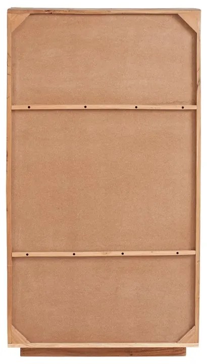 furniture-nabytek.cz - Masívna komoda Oldwood z recyklovaného tvrdého dreva, lakovaná, prírodná farba – 80×40×145 cm
