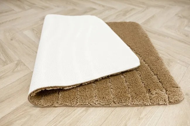 Kúpeľňový koberček Sara béžový, vlny
