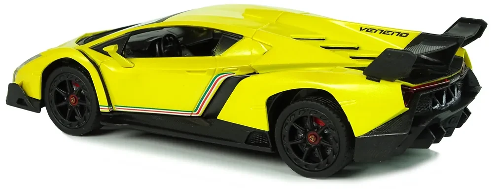 Miniatura Carrinho Lamborghini Veneno 1/36 abre as portas original