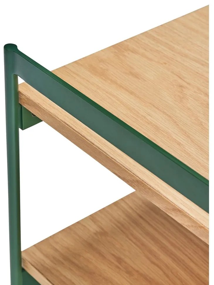 Odkladací stolík s doskou v dubovom dekore 43x43 cm Jaunty – Hübsch