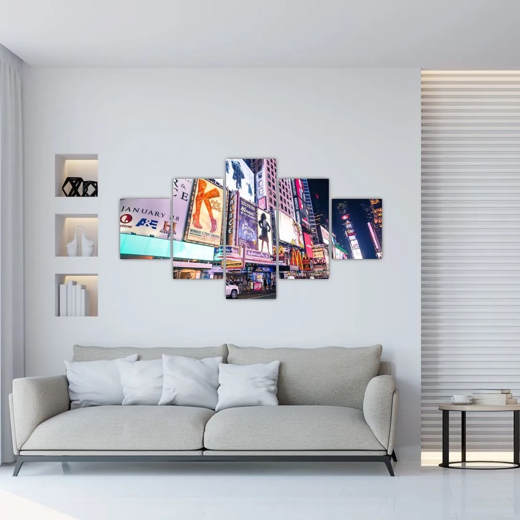 Obraz - New York Theater District (125x70 cm), 40 ďalších rozmerov