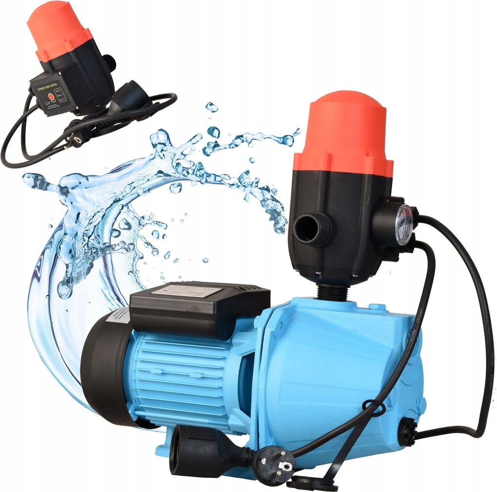 Hydrofor Beznádržová Pumpa na vodu Jet do záhrady Vypínač Brio 42 l/min