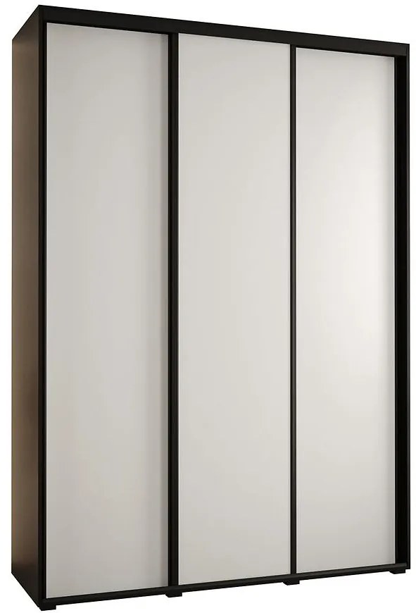 Skriňa 45 Canaris 1 200 čierna/biela/čierna