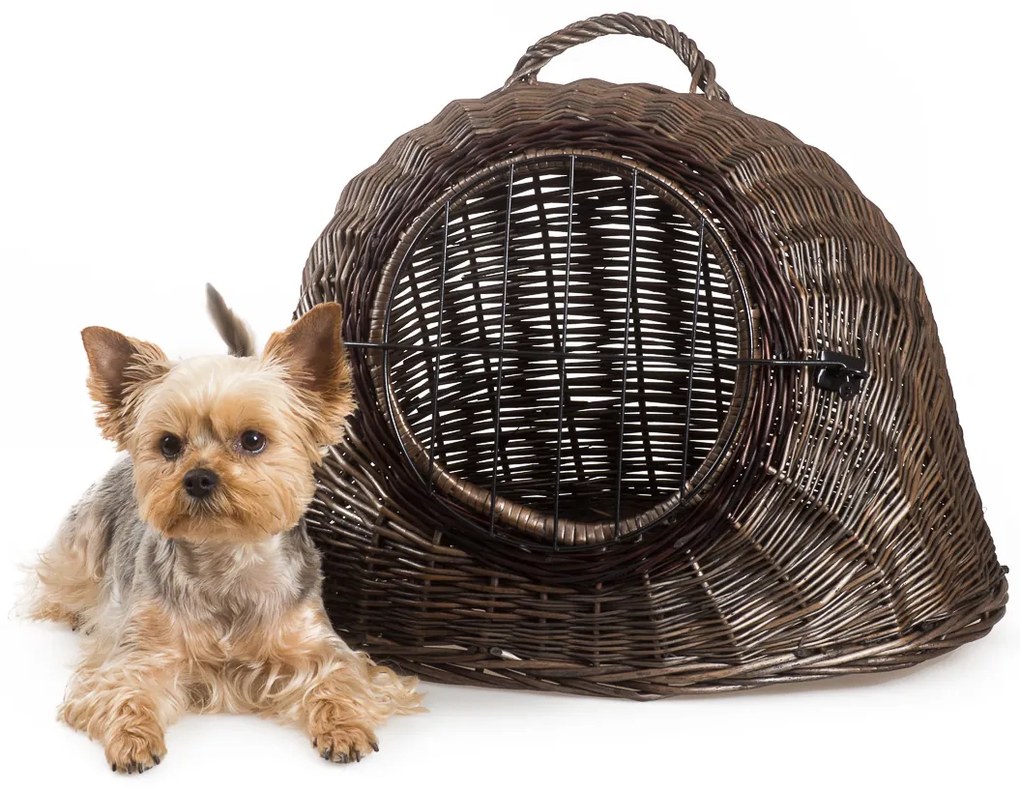 Prepravka prútená provence pre zvieratá Transporti V.š. 50 x hl. 40 x v. 44(cm)