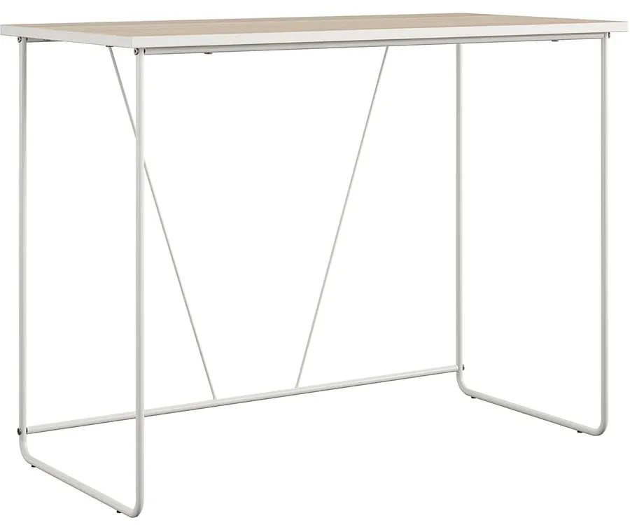 Pracovný stôl s doskou v dekore jaseňového dreva 49x99 cm Dante – Støraa