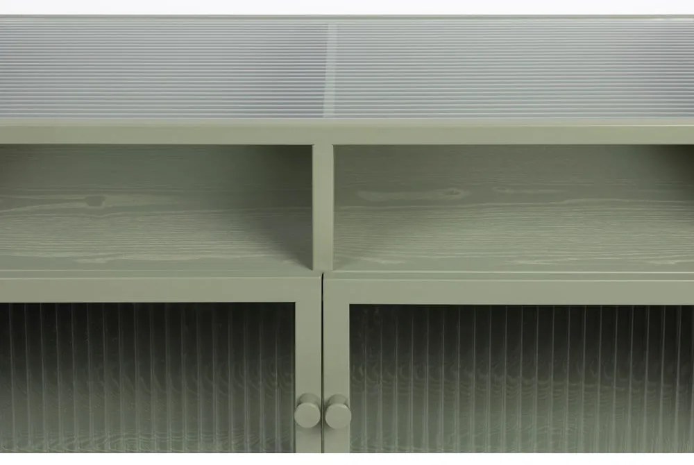 Zelená vitrína 80x58 cm Herbe - White Label