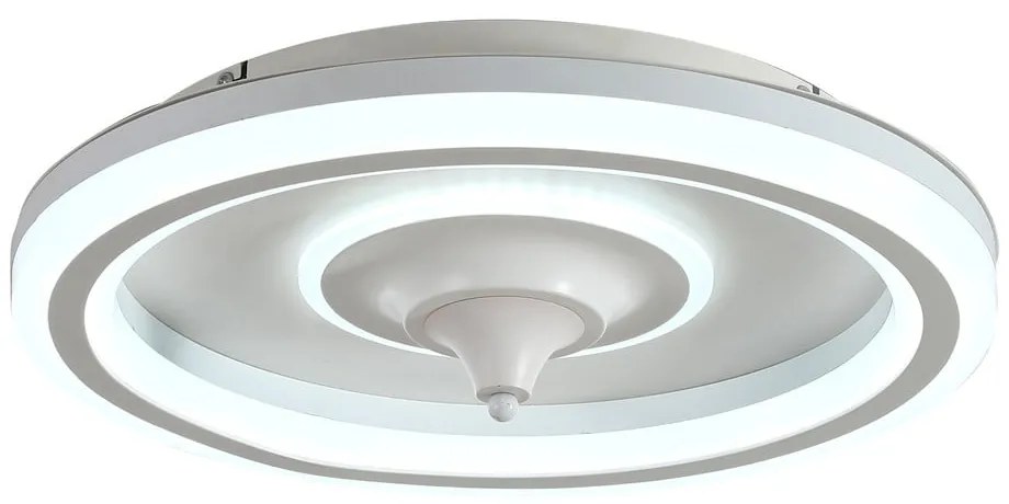 Biele LED stropné svietidlo na diaľkové ovládanie/s ventilátorom Alan – SULION
