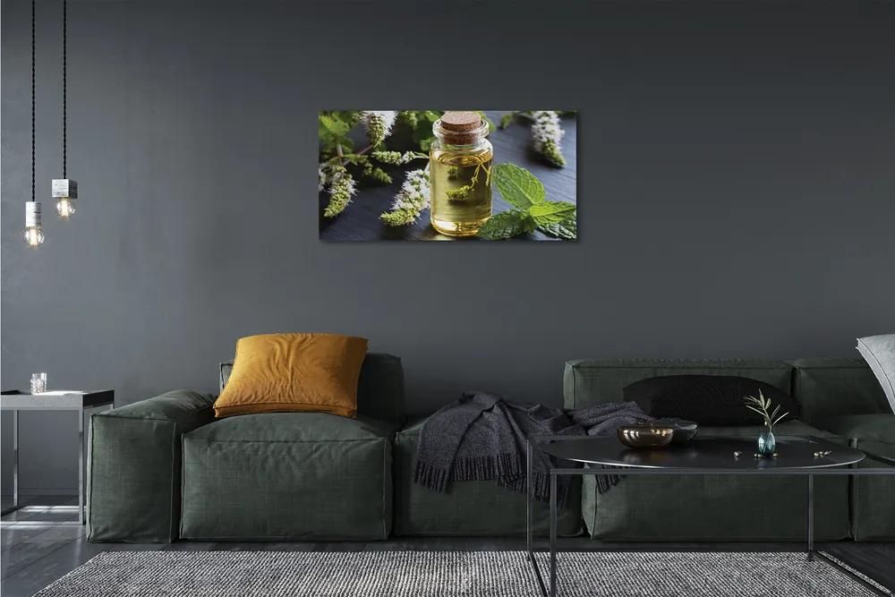 Obraz canvas čaj Mint 100x50 cm