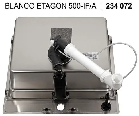 Nerezový drez Blanco ETAGON 700-IF/A nerez hodvábny lesk