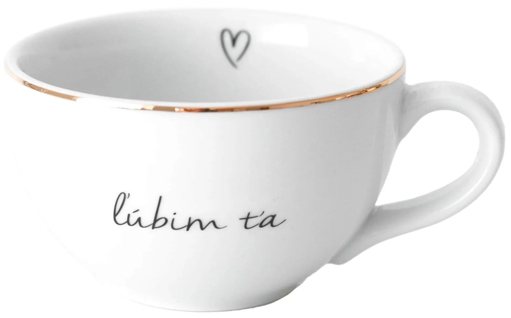 Bella Rose Porcelánový hrnček Ľúbim ťa 300 ml