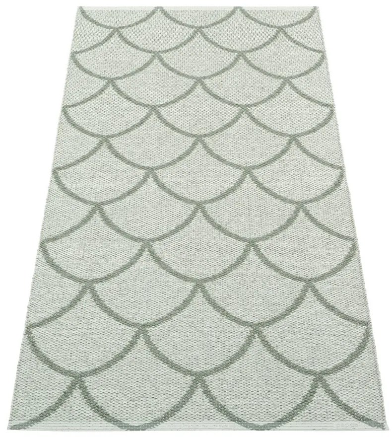 Zelený vnútorný a vonkajší behúň 70x150 cm Kotte Army Sage – Pappelina