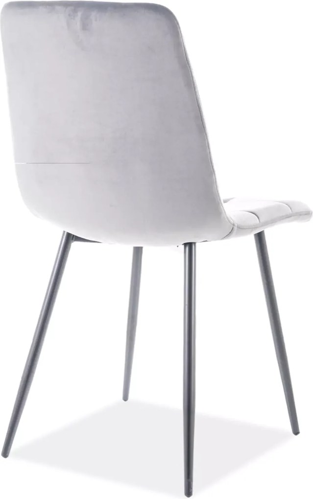 SI Mila Velvet stolička sivý