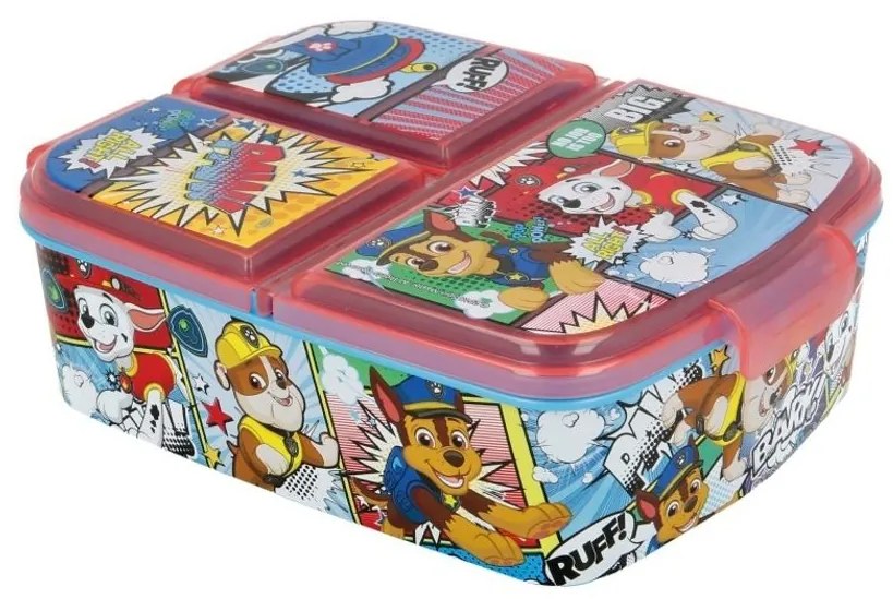 Multibox na desiatu pre chlapcov Labková patrola / Paw Patrol s 3 priehradkami