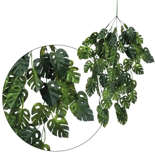 Umelá visiaca rastlina- Monstera 83cm