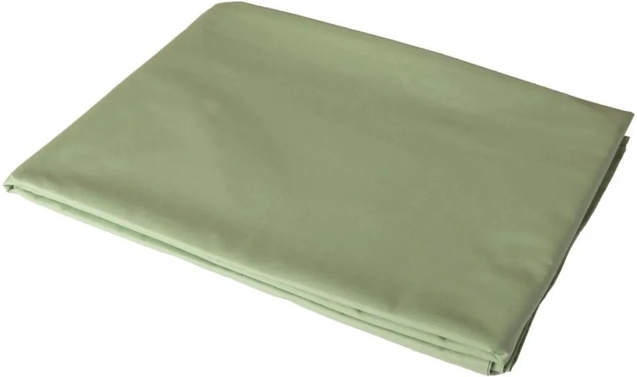 Zelená elastická plachta na jednolôžko Bella Maison Basic, 100 x 200 cm
