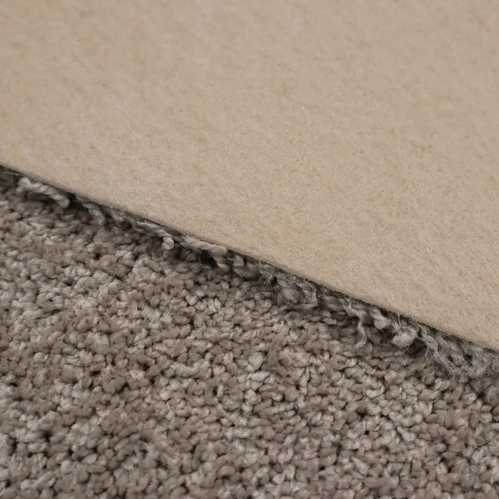 Metrážny koberec Bali 274, na mieru, šíře 4m, hnedá, filc, detská izba