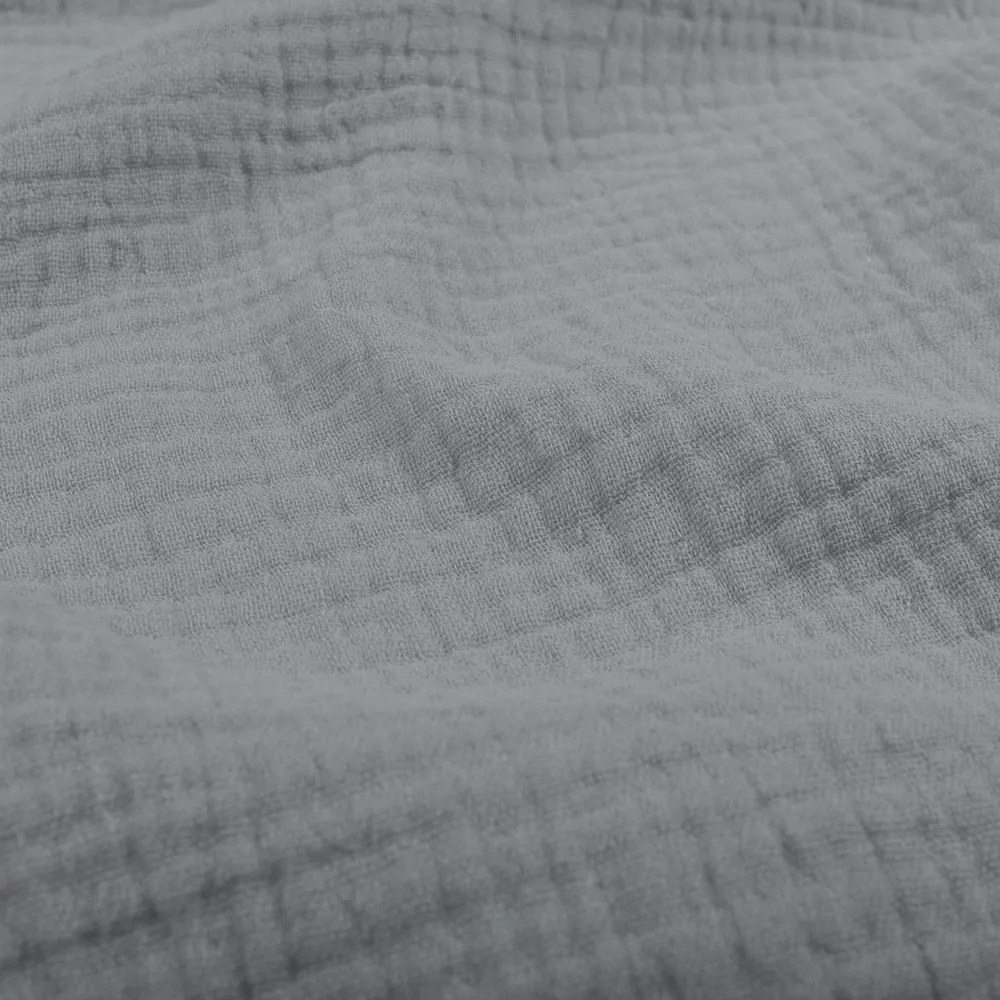 Biante Mušelínová obliečka na vankúš MSN-062 Sivá 30 x 50 cm