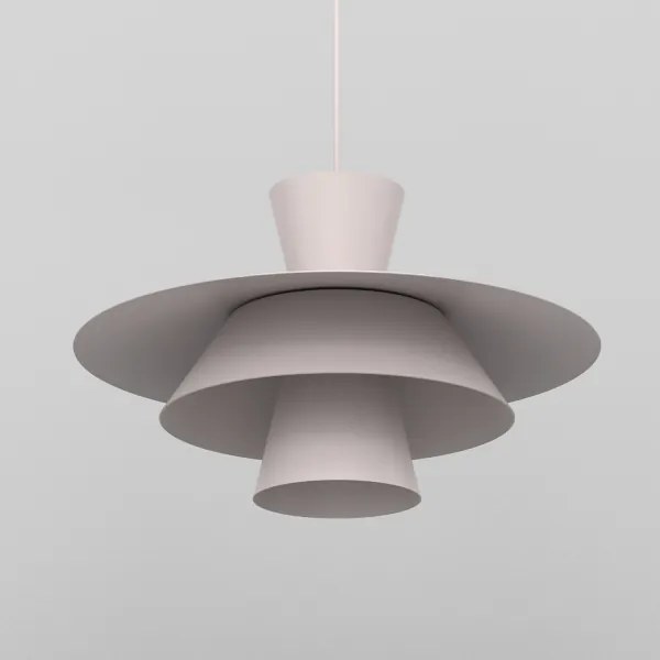 Luster na lanku PLATO 1xE27/15W/230V krémový