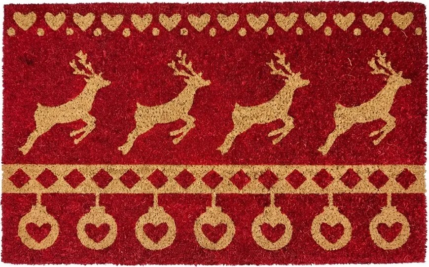 Door Mat Brown Coconut Deer - 75*45*1 cm
