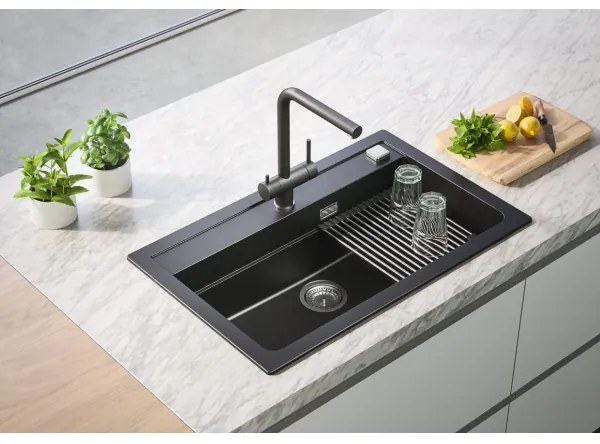 ALVEUS 1139808 - Drezová batéria AGUILA 33,3 cm granit/čierna