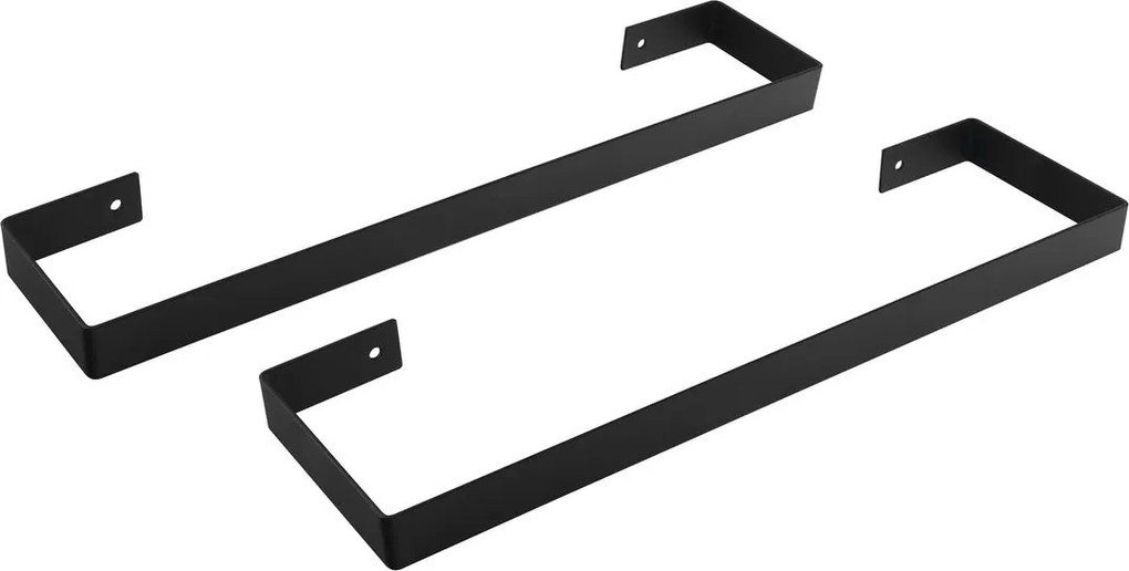 Sapho ENIS držiaky uterákov 620x40 mm, 2ks, čierna mat IRPA32B