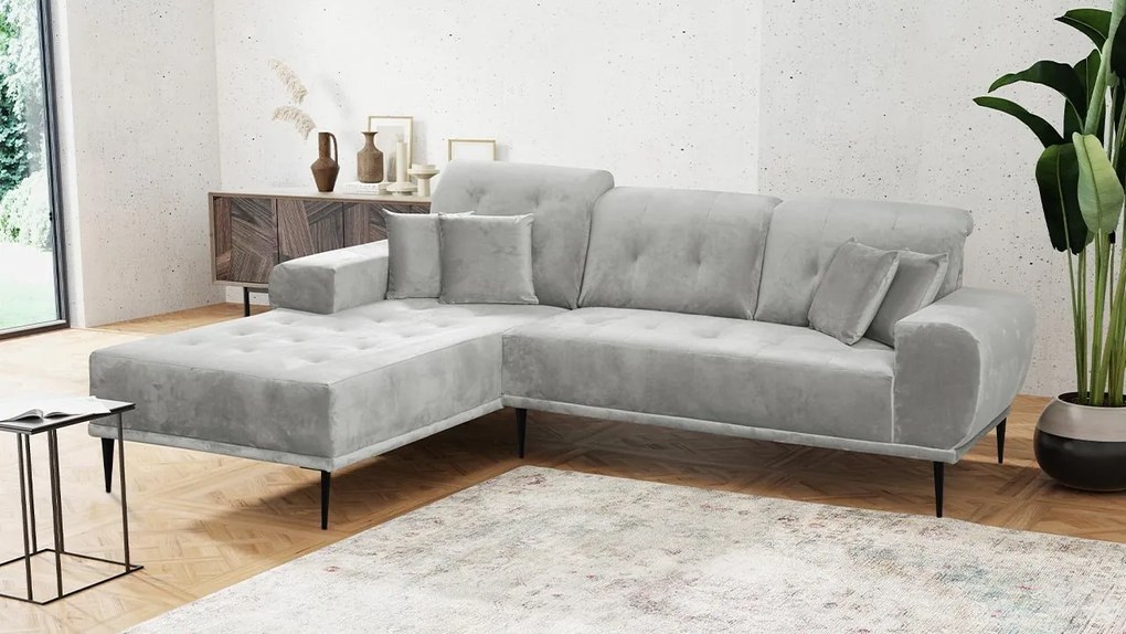Rohová pohovka Huguk, Farby: Luxo 6601, Strana: ľavá