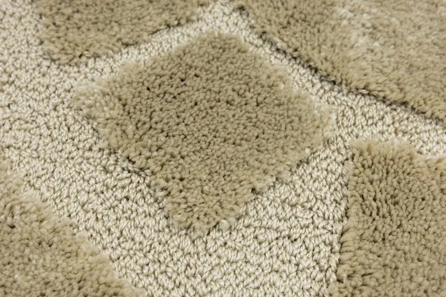 Kúpeľňový koberček svetlobéžový kruh