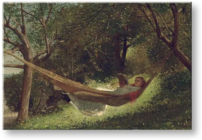 Obraz na plátne Winslow Homer - Dievča v hojdacej sieti | rôzne rozmery