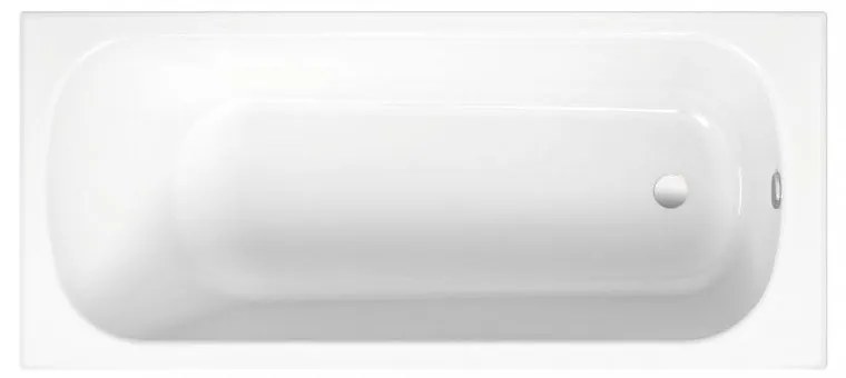 BETTE Form pravouhlá vaňa z glazovanej titánovej ocele, odtok zboku, 1500 x 700 x 420 mm, biela, s dvomi otvormi pre inštaláciu madiel, 2941-0002GR