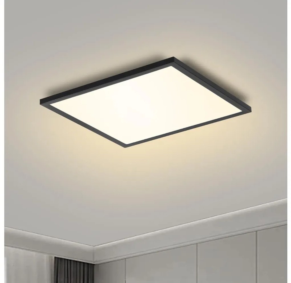 Brilagi - LED Stropné svietidlo SLIMFRAME LED/25W/230V 30x30 cm čierna BG1535