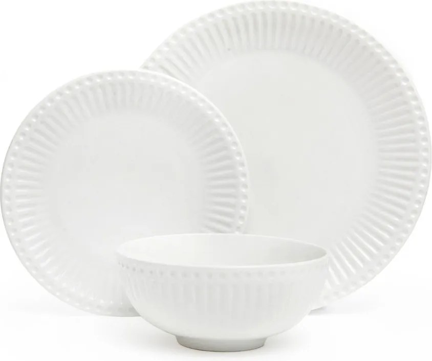 Porcelánová jedálenská súprava 12 ks pre 4 osoby Purita – Bonami Essentials