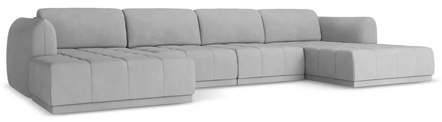 Svetlosivá rohová pohovka Hoku – Makamii