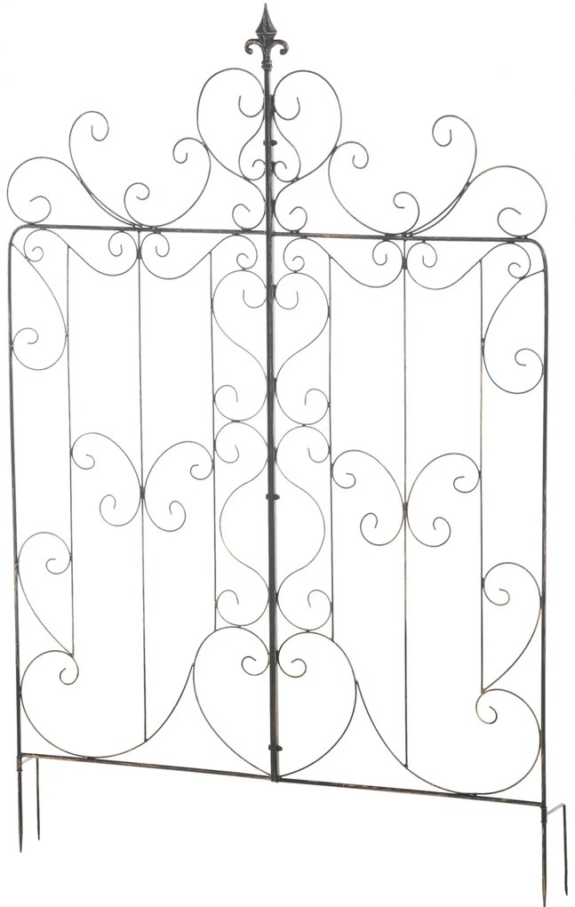 Mriežka na popínavé rastliny Mandevilla - 133 x 99 cm - Bronzová