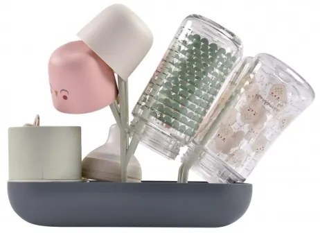 Beaba - Odkvapkávač na fľaše zelená/šedá