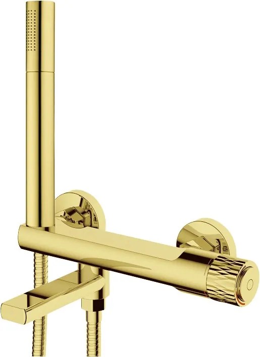 Mexen Diamond vaňová batéria, zlatá, 71530-50