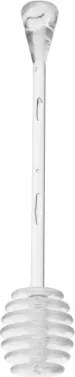 Lyžica na med 17 cm, transparentný%