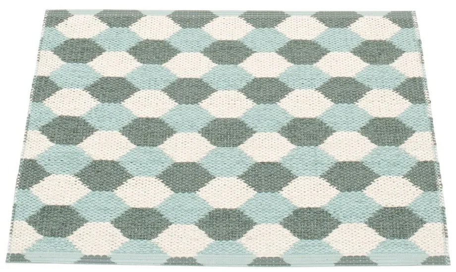 Zeleno-tyrkysový vnútorný a vonkajší koberec 60x70 cm Dana Army – Pappelina