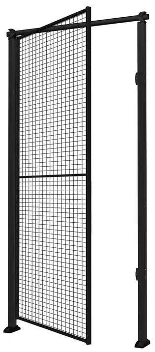 Dvere X-STORE s rámom, ľavé, 2300x1000 mm, visiaci zámok