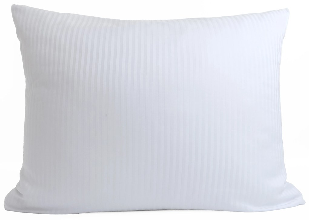 Hotelová obliečka na vankúš 70 x 90 cm - prúžok 8 mm
