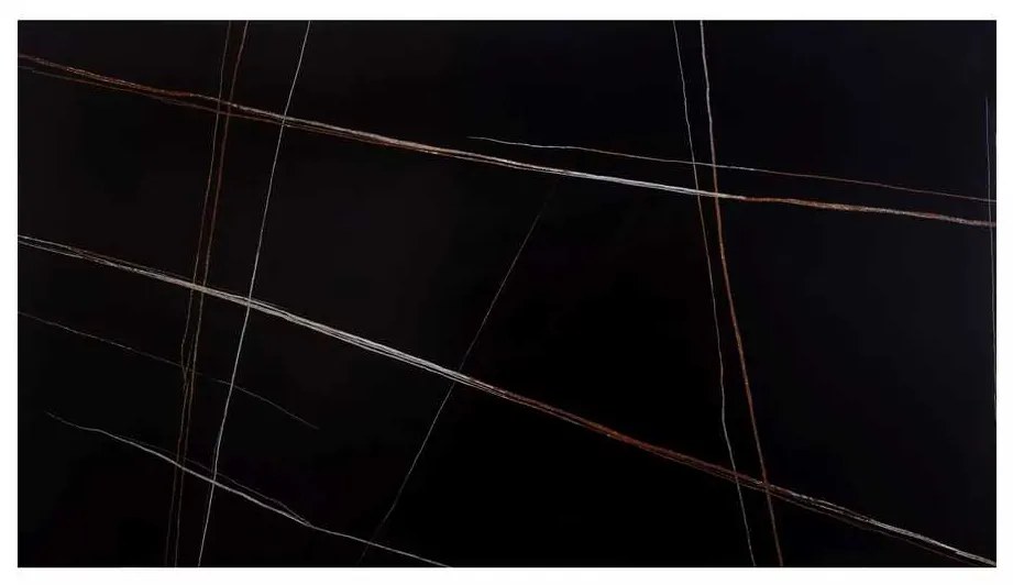 Jedálenský stôl Lumiere 180 x 90 cm, čierna
