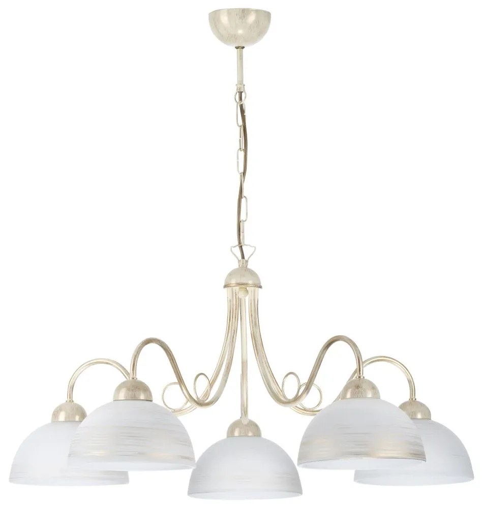 Jupiter 1487 - Luster na reťazi SAGA 5xE27/60W/230V