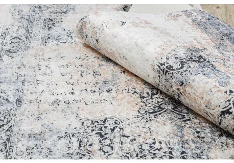 ANDRE 1016 umývací koberec Ornament, protišmykový - béžová Veľkosť: 120x170 cm