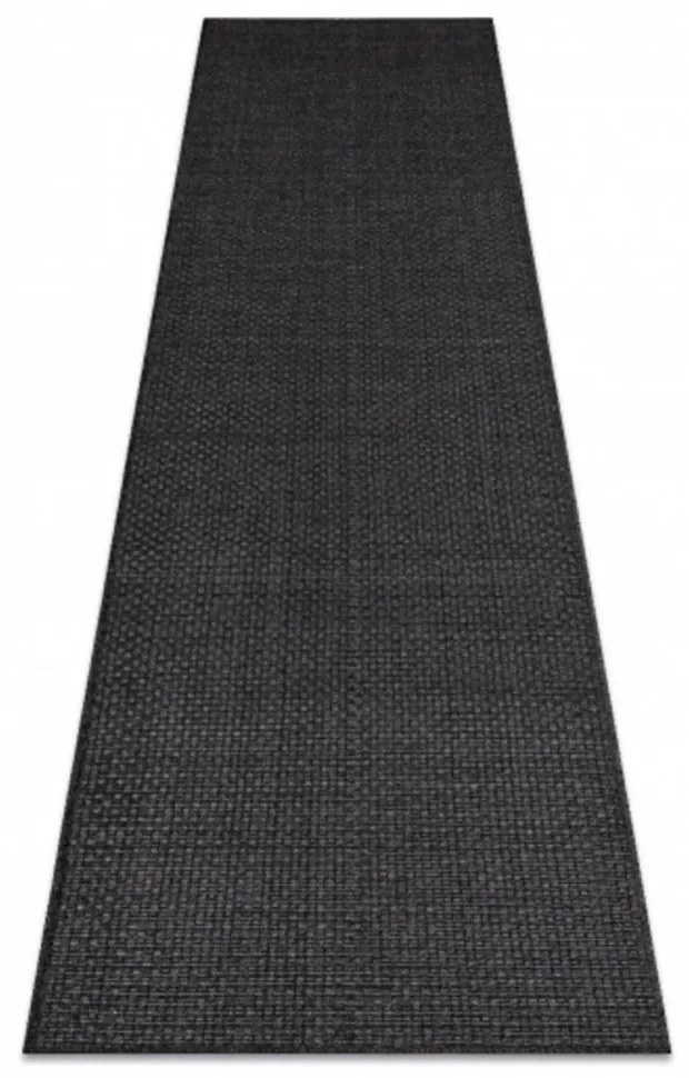 Kusový koberec Dobela čierny atyp 60x250cm
