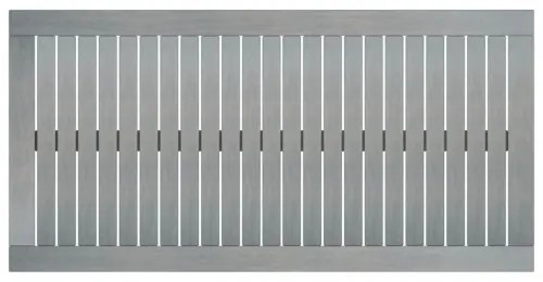 vidaXL Konferenčný stolík 100x50x33 cm sivý masívne akáciové drevo-