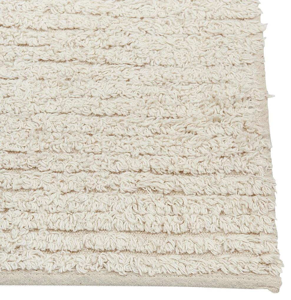 Bavlnený koberec 160 x 230 cm béžový TEZPUR Beliani