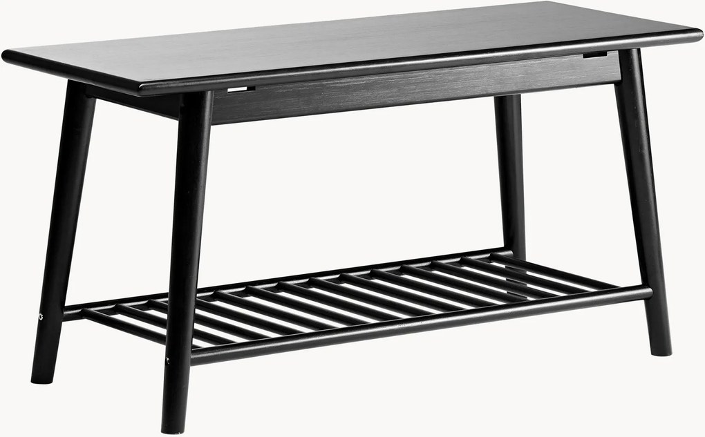 Lavica z bambusového dreva's úložným priestorom na topánky Noble